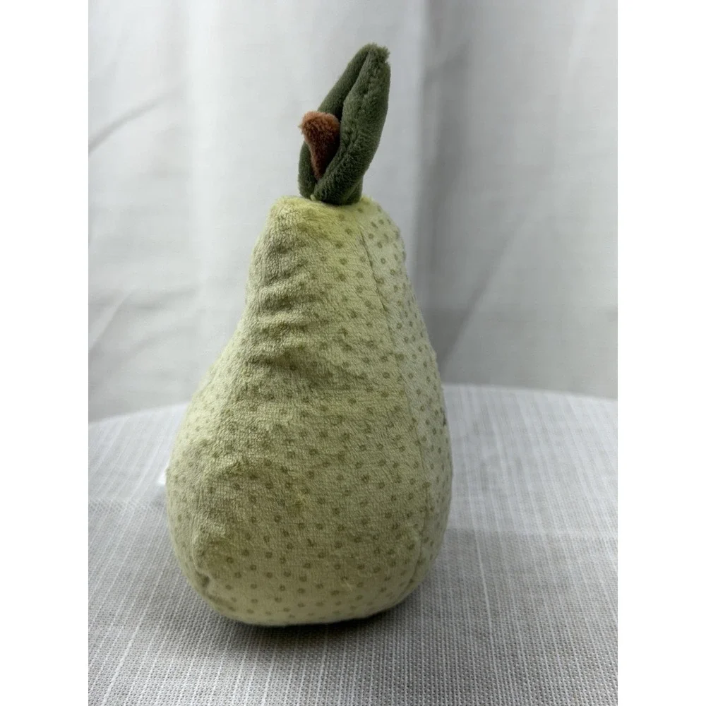 Jellycat Green Pear Plush Small Soft Stuffed Toy Fruit Smiley JCINC5234IL